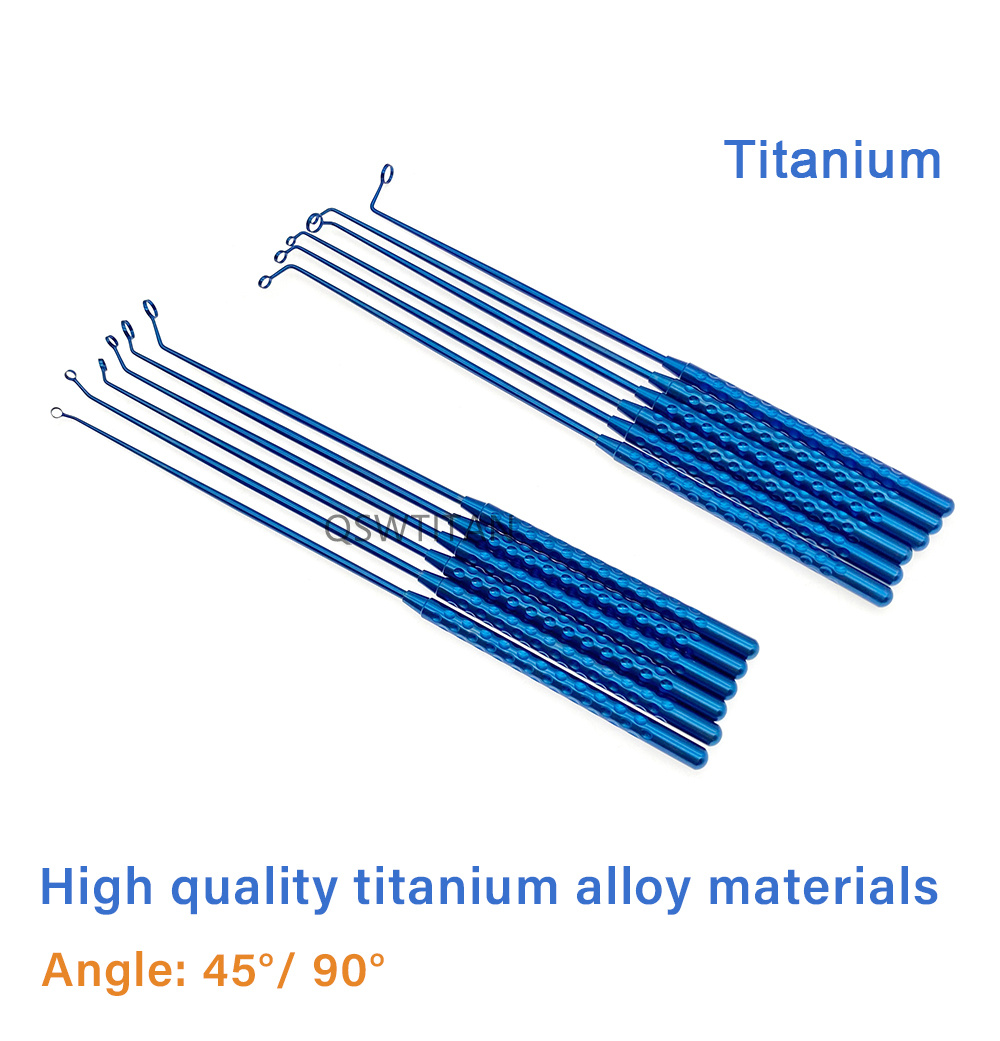Micro Ring Curette with Blade 3mm/4mm/6mm Microneurosurgery Surgical Instruments 1pcs