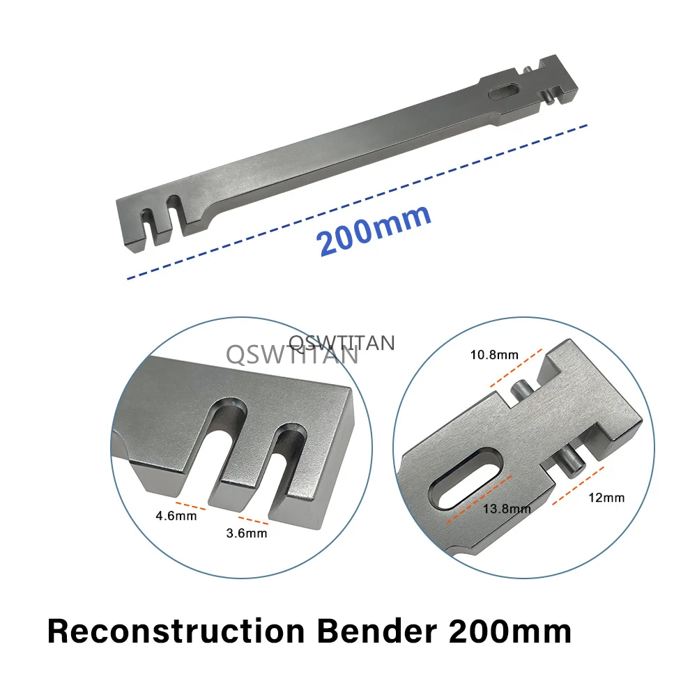 Stainless Steel Plate Bending Reconstruction Bender 200mm Orthopedics Surgical Instrument 1set