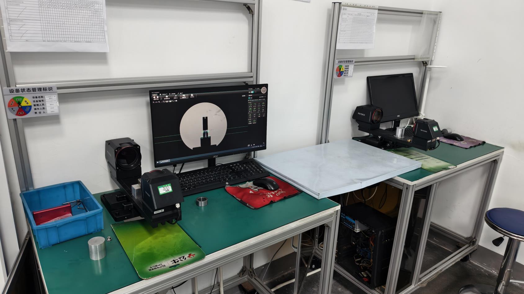 Wide view of modern manufacturing machinery layout at SJ Healthtech
