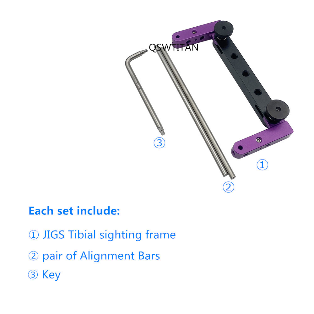 TPLO Slocum Style JIGS Tibial Plateau Leveling Osteotomy JIGS Surgery Veterinary Orthopaedic Instruments