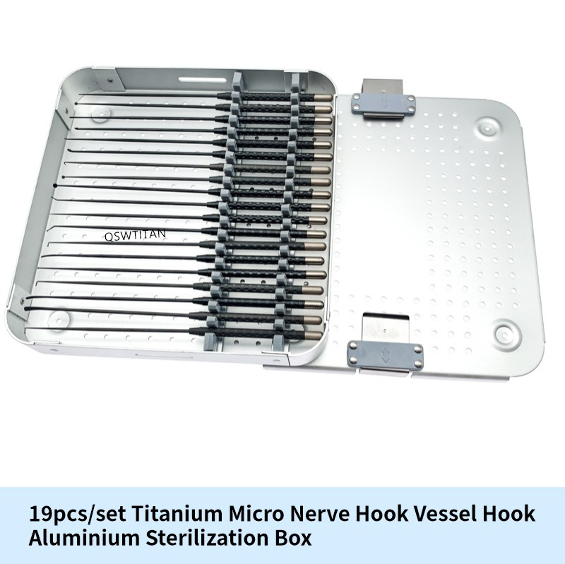 Blue Titanium Micro Nerve Hook
