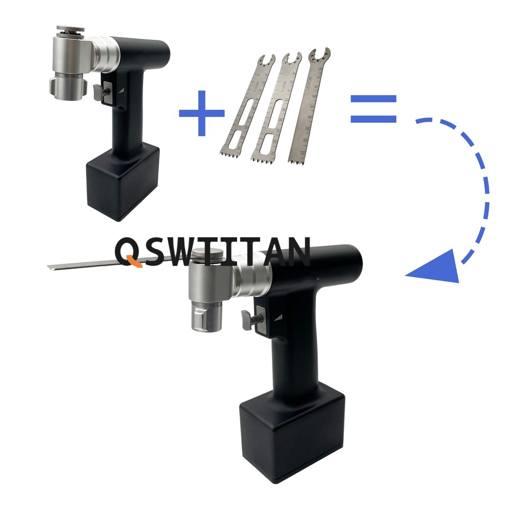 Orthopedic Oscillating Saw Electric Cutting Saw with Lithium Battery Pet Trauma Surgery Orthopedic Power Tool for Bone Cut