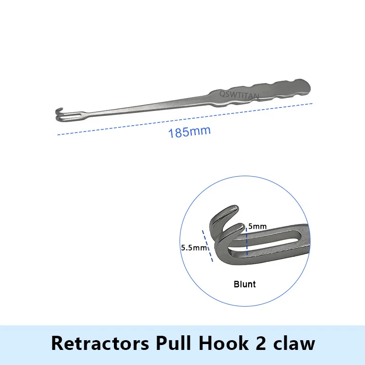 Retractors Pull Hook 2 claw