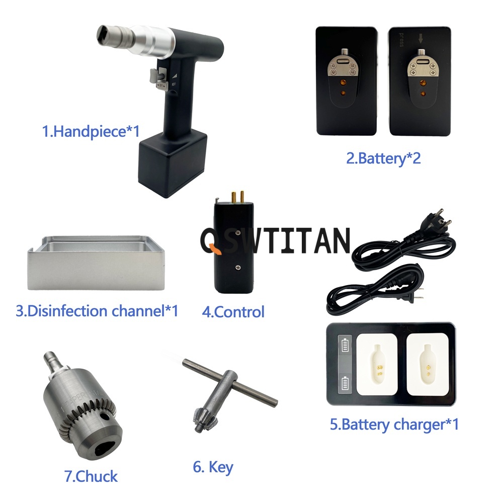 Orthopedic Power Drill Acetabular Reamer Bone Drill Reamer for Apply to Joint Operation Veterinary Tool with Lithium Battery