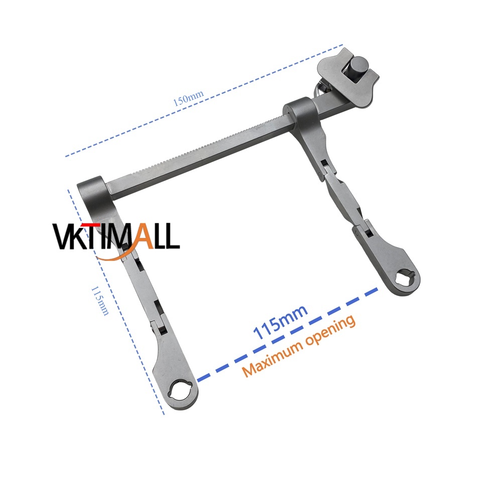 Spine Retractor Distractor System Cervical Retraction Instrument with Sterilization Box Orthopedic Spinal Surgical Instrument