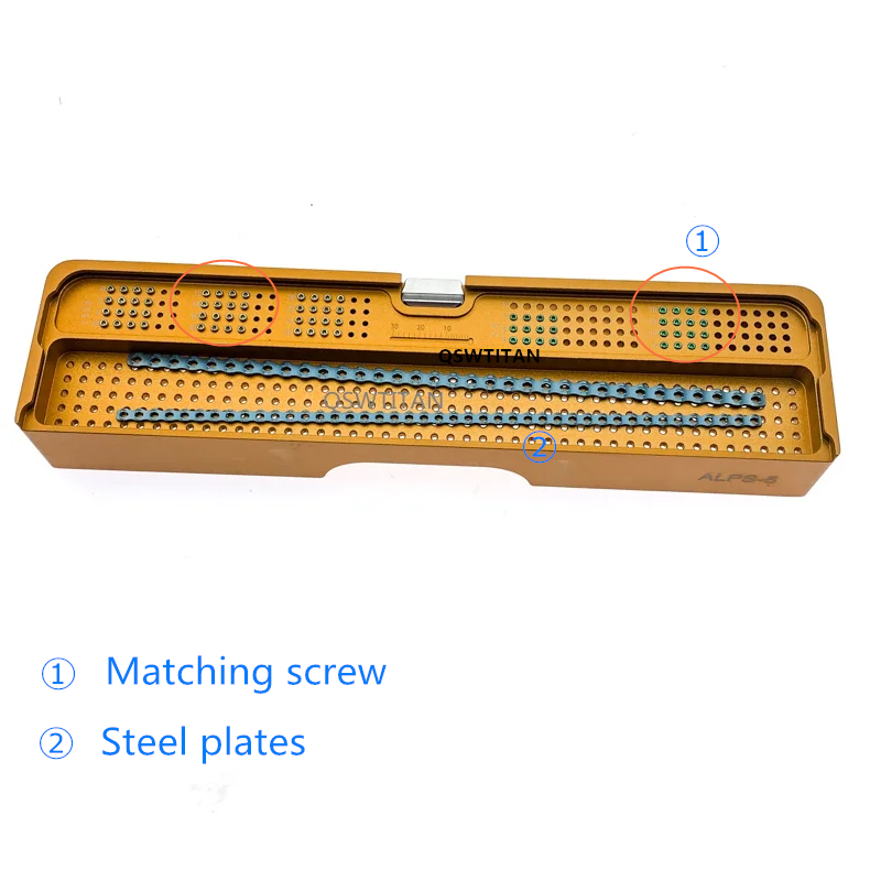 Orthopedic Set Pet Titanium Locking Plate System Orthopedic Veterinary Instruments