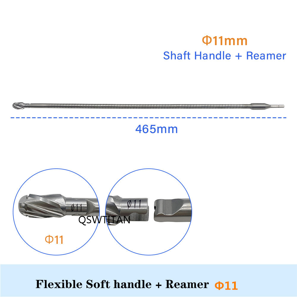 11 reamer head and flexible handle