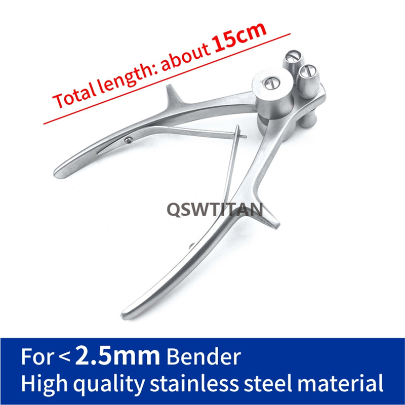 Orthopedic Rod Bender Mini Finger Bone Rod Bender Stainless Steel Orthopedic Surgery Instruments Training Tools