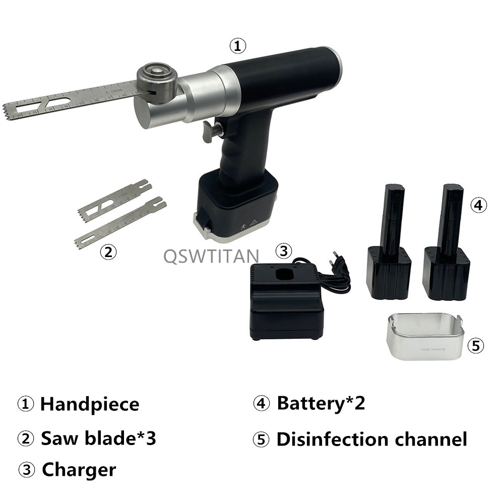 Oscillating Saw Set Electric Bone Saw Cutting Saw for Trauma Surgery Power Tools Orthopedic Instrument