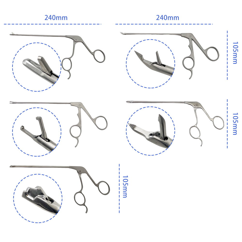 Stainless Steel Arthroscopic Forceps Basket Punches Suture Grasper Tendon Forceps Arthroscopy Surgical Instruments