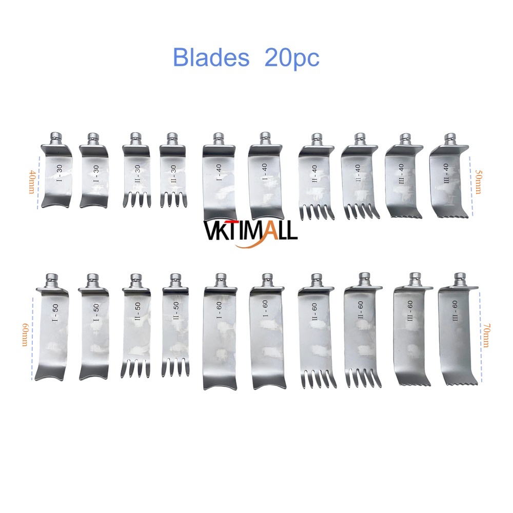 Spine Retractor Distractor System Cervical Retraction Instrument with Sterilization Box Orthopedic Spinal Surgical Instrument