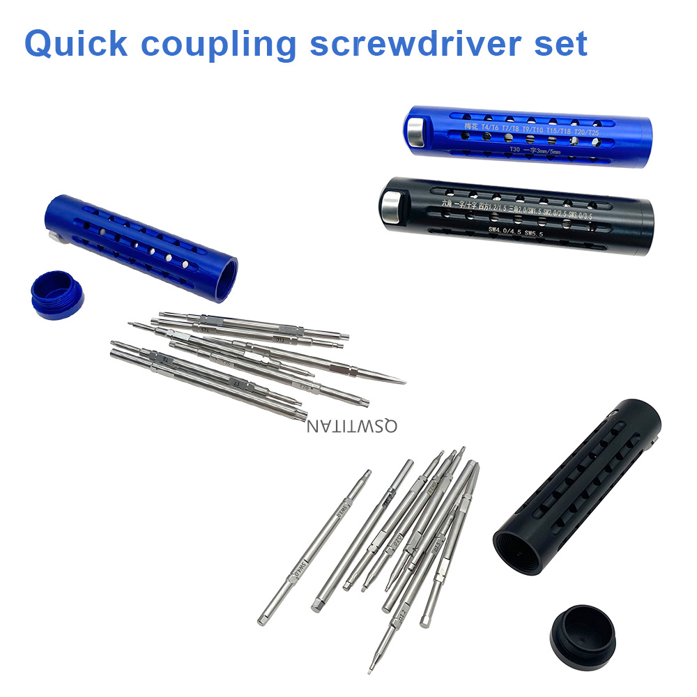 Bone Screw Drivers Star Head Screw Drivers Hex Screwdrivers Autoclavable Orthopedic Instrument