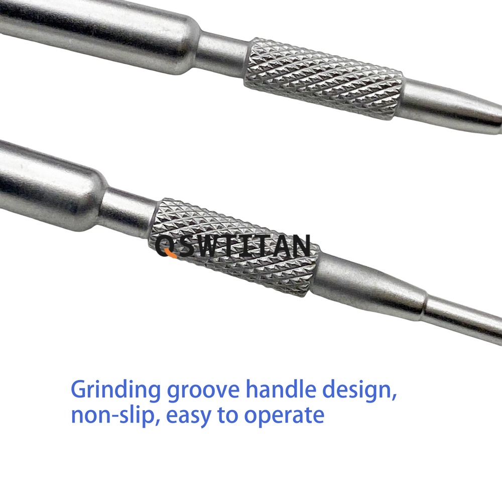 Stainless Steel Nerve Root Probe Fine Head Cervical Lumbar Nerve Root Exfoliatorn Dual Channel Orthopedic Surgical Instrument