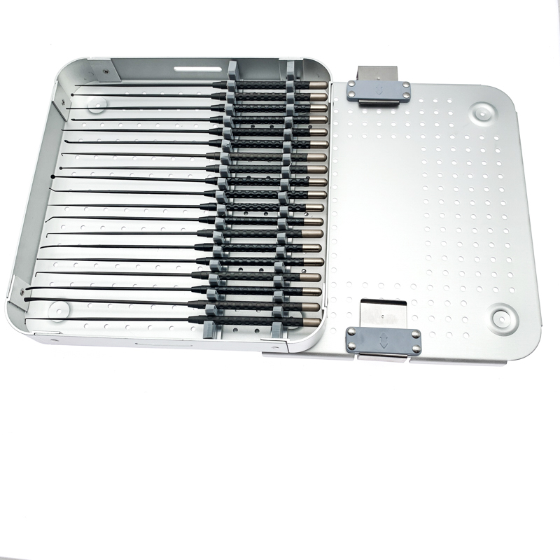 19pcs/set Titanium Micro Spatula Dissectors Micro Nerve Hook 210mm Micro Curette Vessel Hook Nerve Teardrop Disserctor