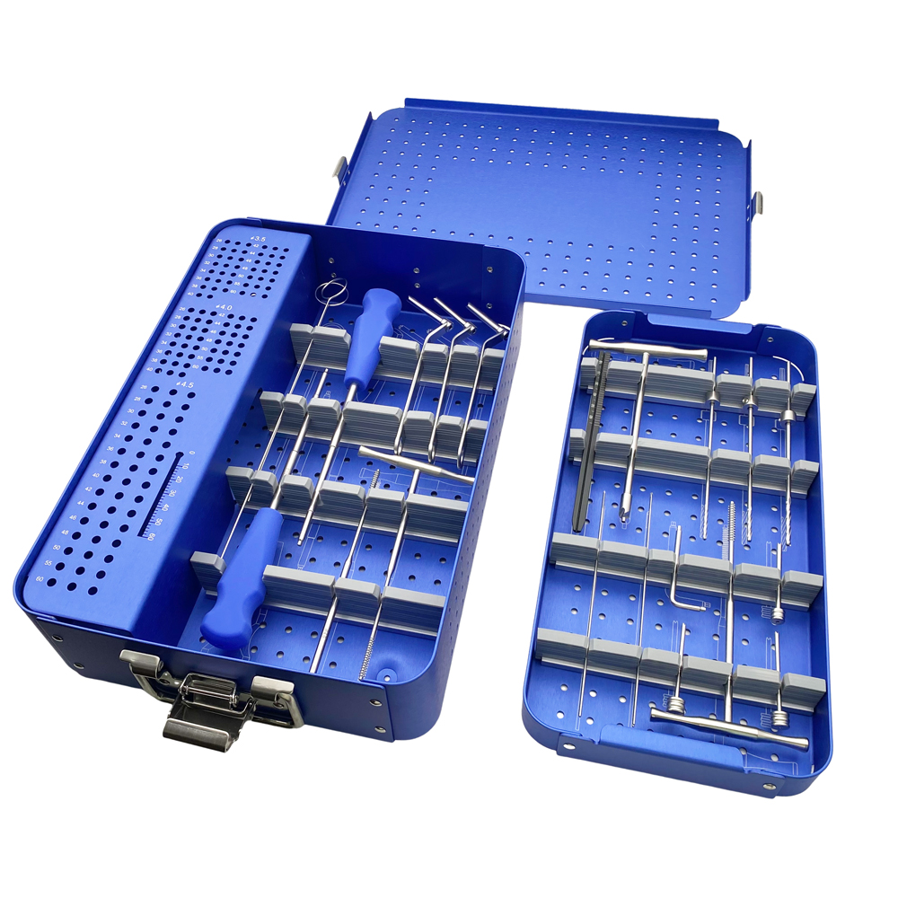 VKTIMALL Cannulated Screw Instrument Set Stainless Steel Orthopedic Surgical Instrument 3.5mm-4.5mm