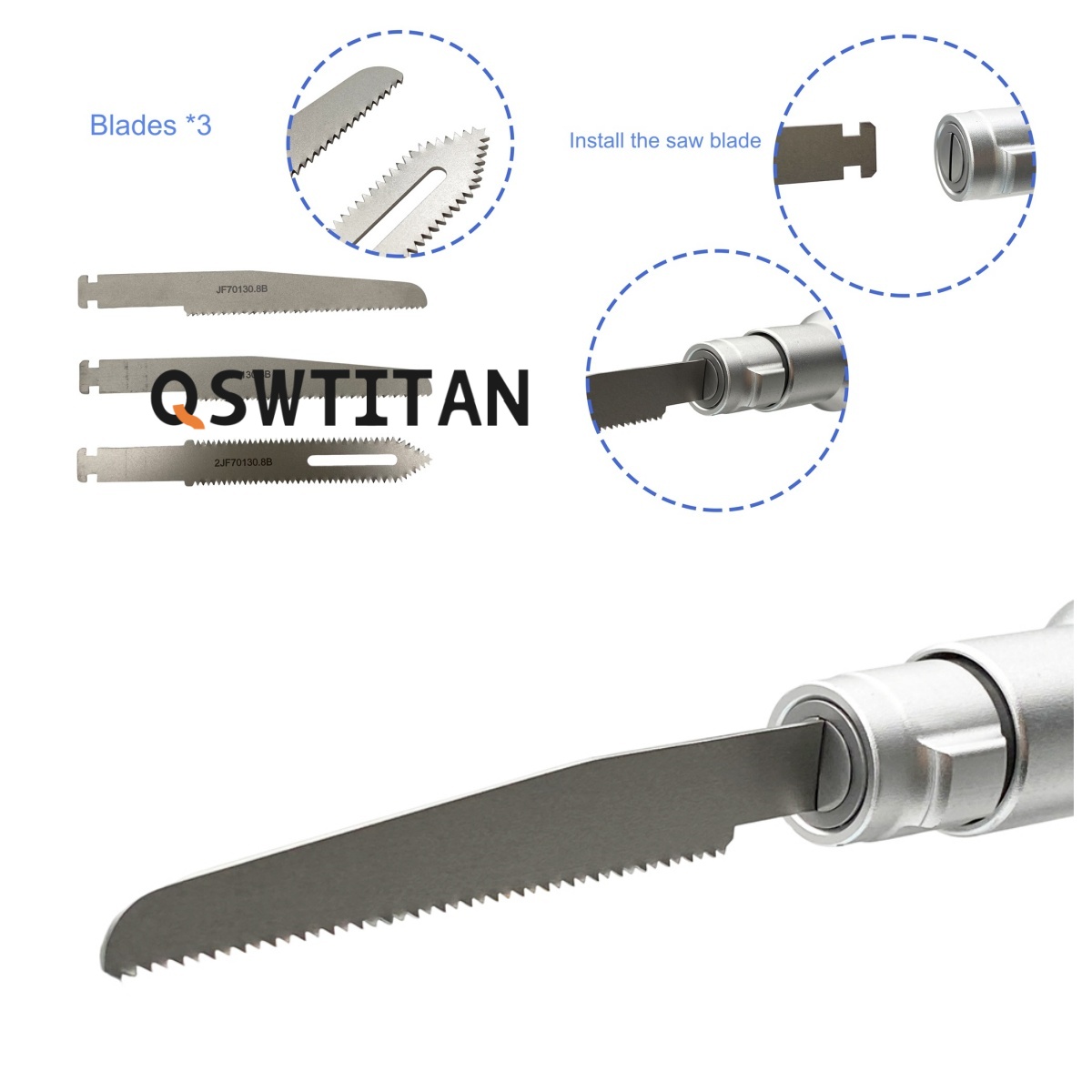 Orthopedic Reciprocating Bone Saw Electric Bone Cutting Tool Surgical Orthopedic Saw for Trauma Orthopedic Power Tools