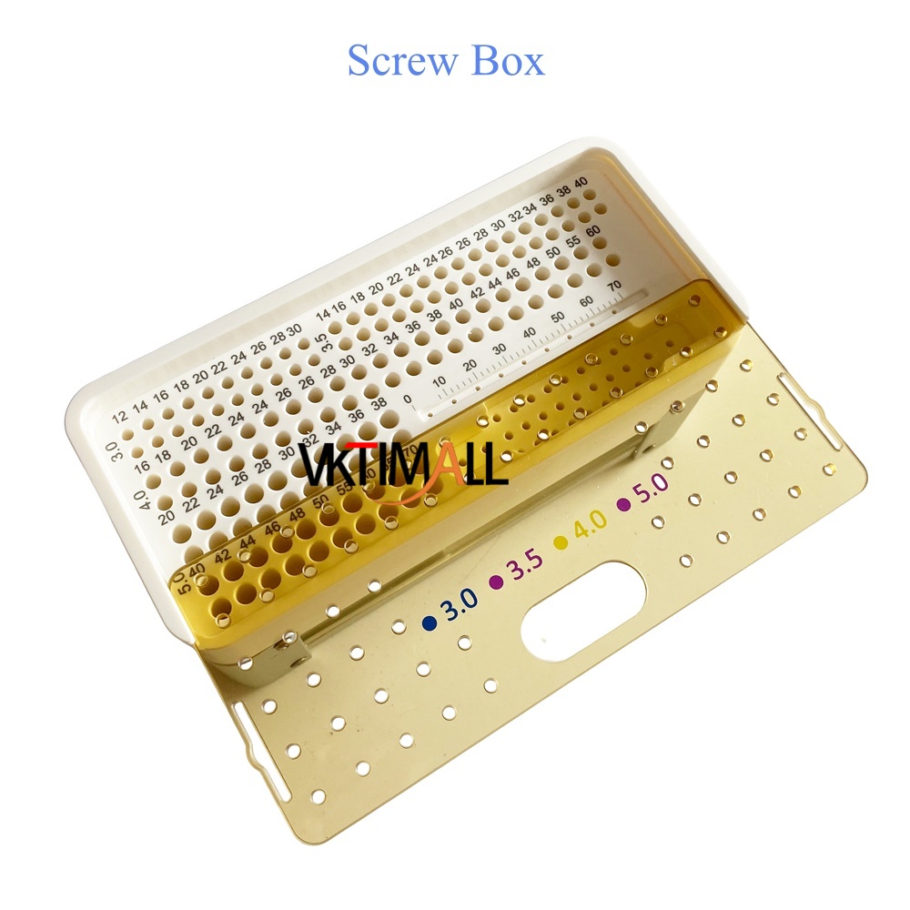 Orthopedic Instrument Headless Hollow Screw Instruments Set 3.0/3.5/4.0/5.0mm Veterinary Instrument Kit