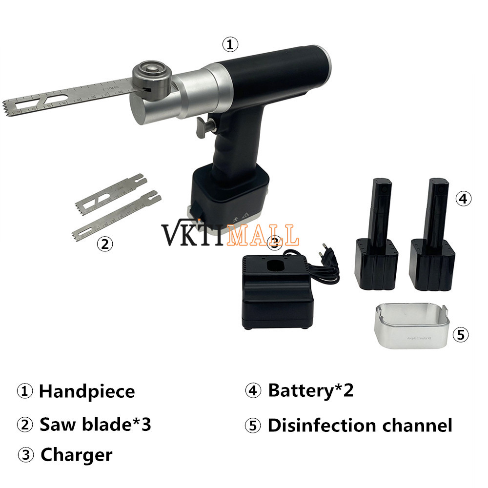 Oscillating Saw Set Electric Bone Saw Cutting Saw for Trauma Surgery Power Tools Orthopedic Instrument
