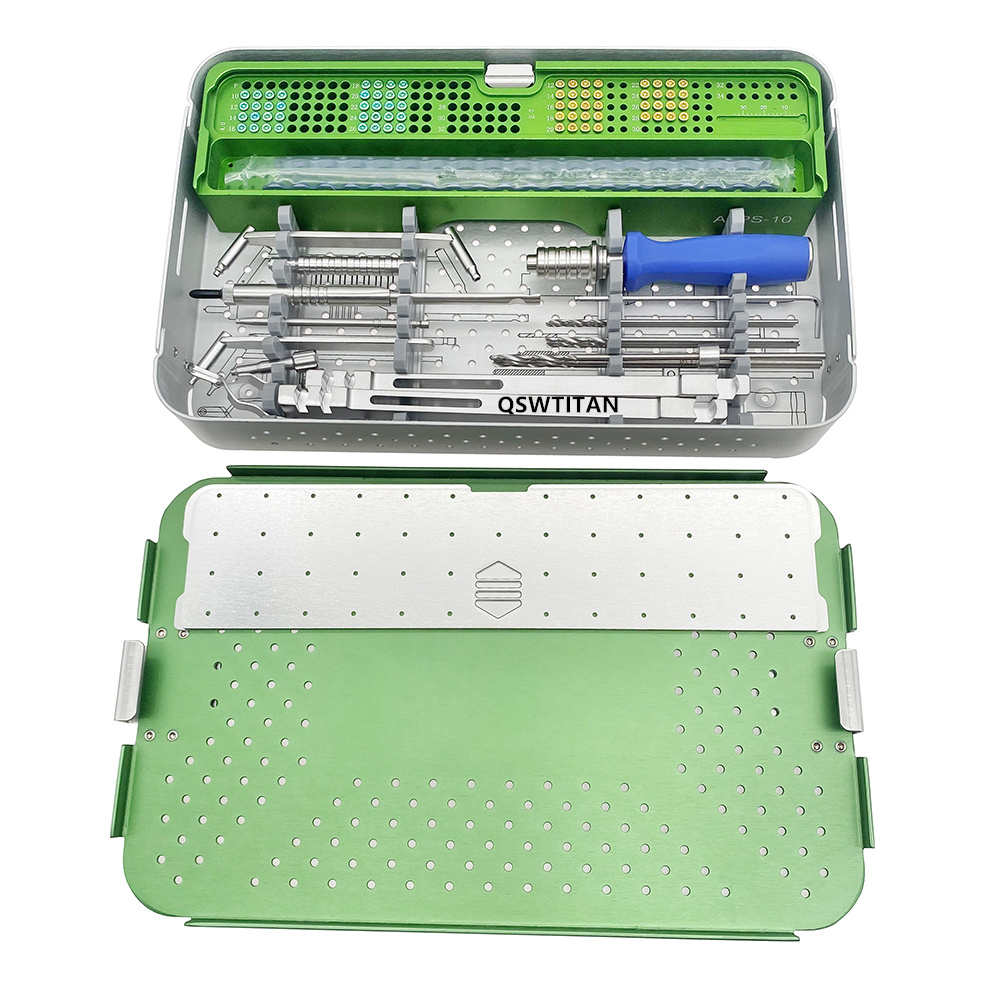 Orthopedic Set Pet Titanium Locking Plate System Orthopedic Veterinary Instruments