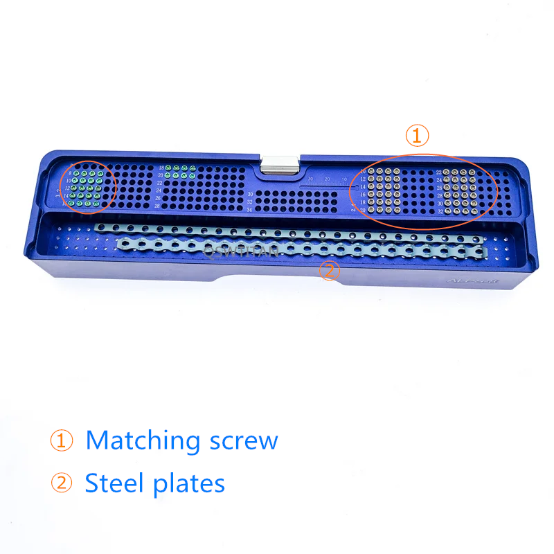 Orthopedic Set Pet Titanium Locking Plate System Orthopedic Veterinary Instruments