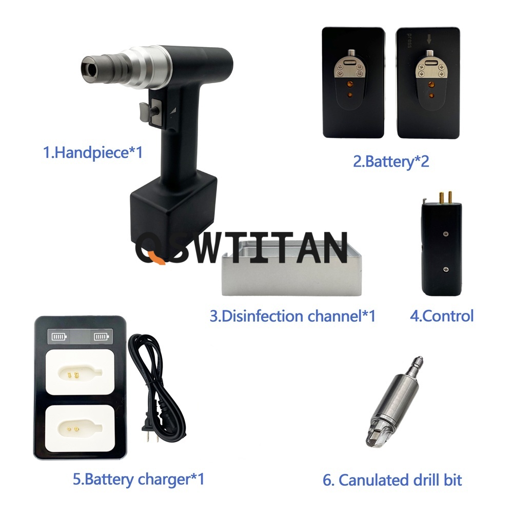 Cranial Drill with Automatic Stop Bone Drill for Trauma Surgery Sterilizable Pet Orthopedic Power Tool for Neurosurgery