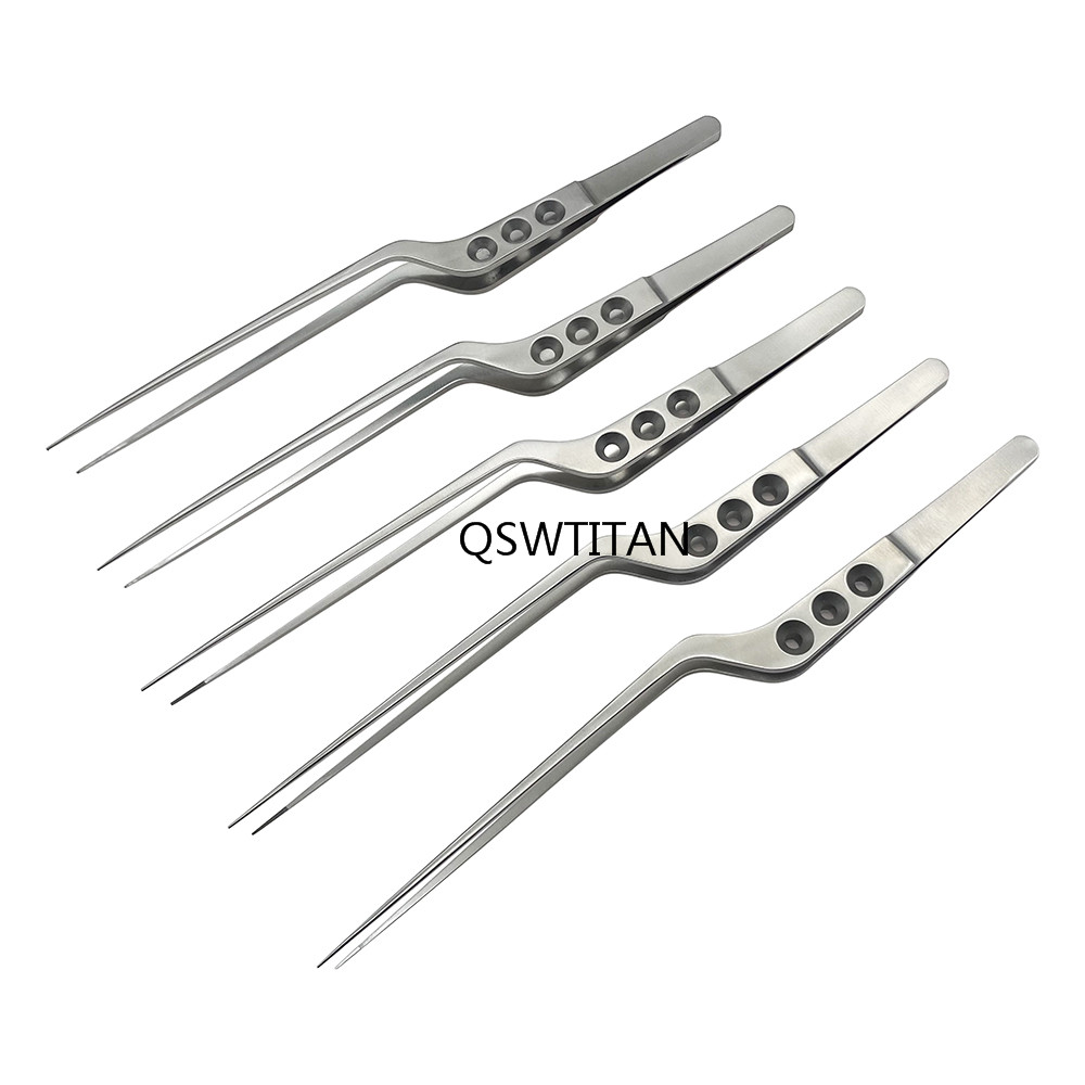 Stainless Steel Micro Bayonet Forceps Tissue Forceps Dissecting Forceps for Neuro Surgical Instruments Z Type