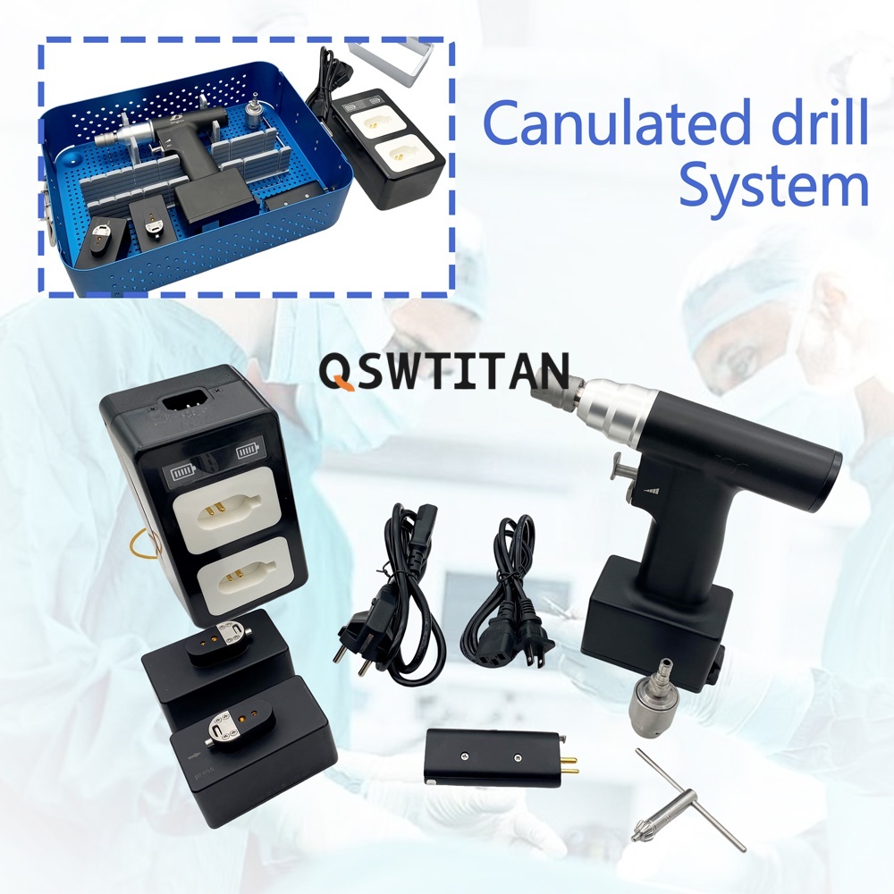 Orthopedic Medical Drill Cannulated Drill Electric Bone Drill Autoclavable Lithium Battery Orthopedic Surgical Power Tools