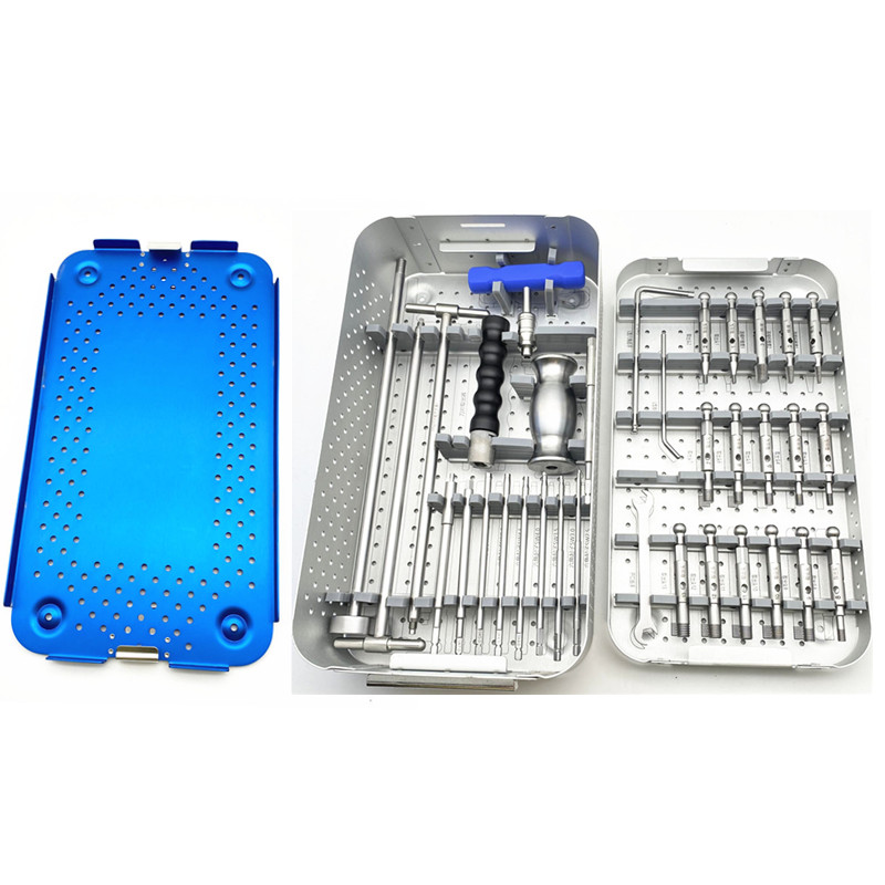Stainless Steel Broken Screw Removal Instrument Kit Screw Extractor Removal Orthopedic Surgical Set Veterinary