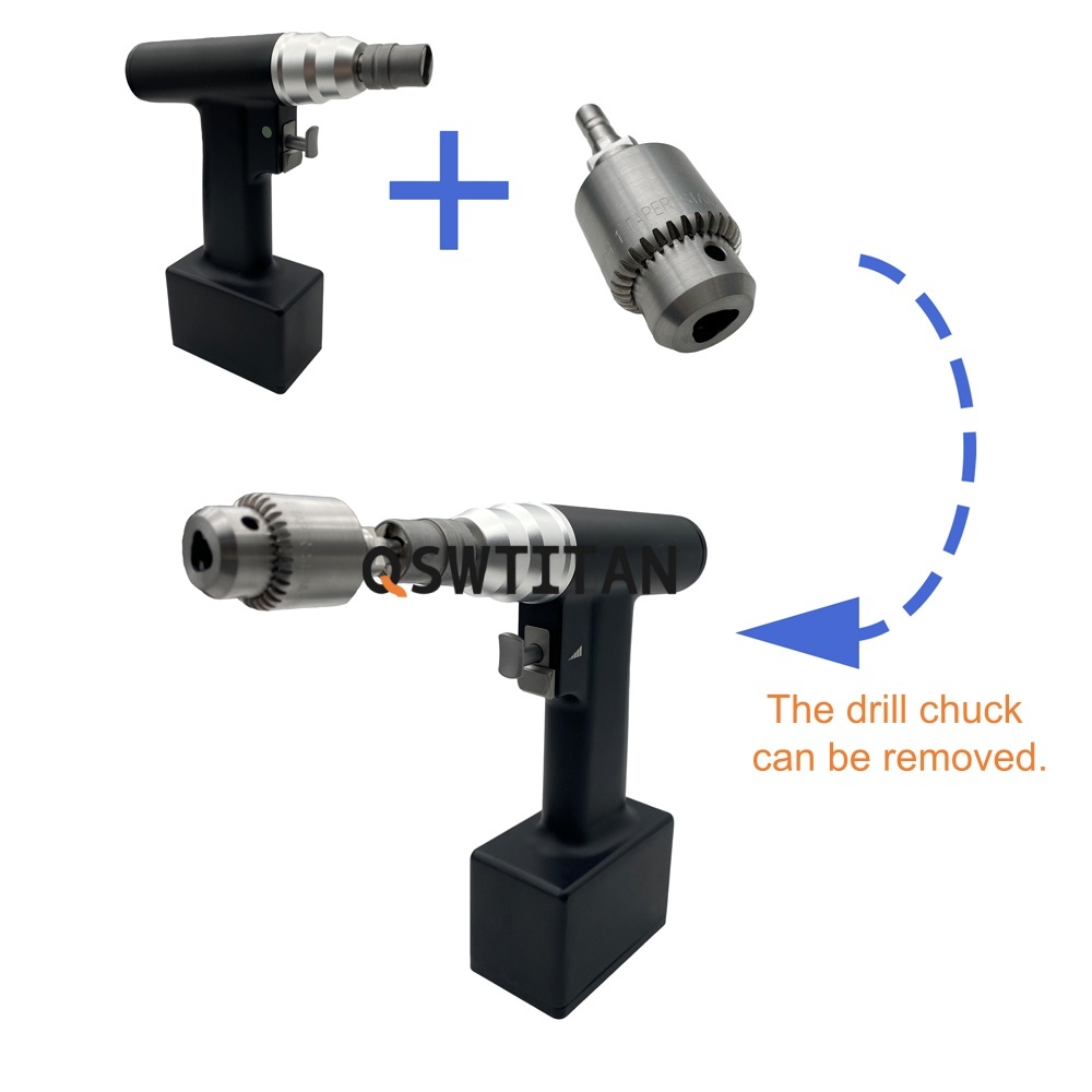Orthopedic Cannulated Drill Electric Bone Hollow Drill Autoclavable Lithium Battery Orthopedic Surgical Power Tools