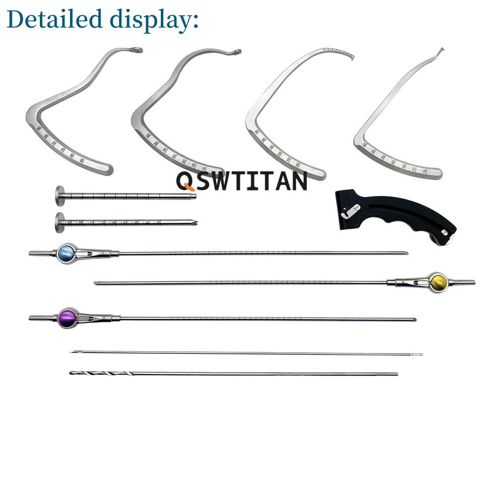Orthopedic ACL/PCL Anterior Cruciate Ligament Reconstruction High Tibial Osteotomy All in Knee Arthroscopy Instruments Set