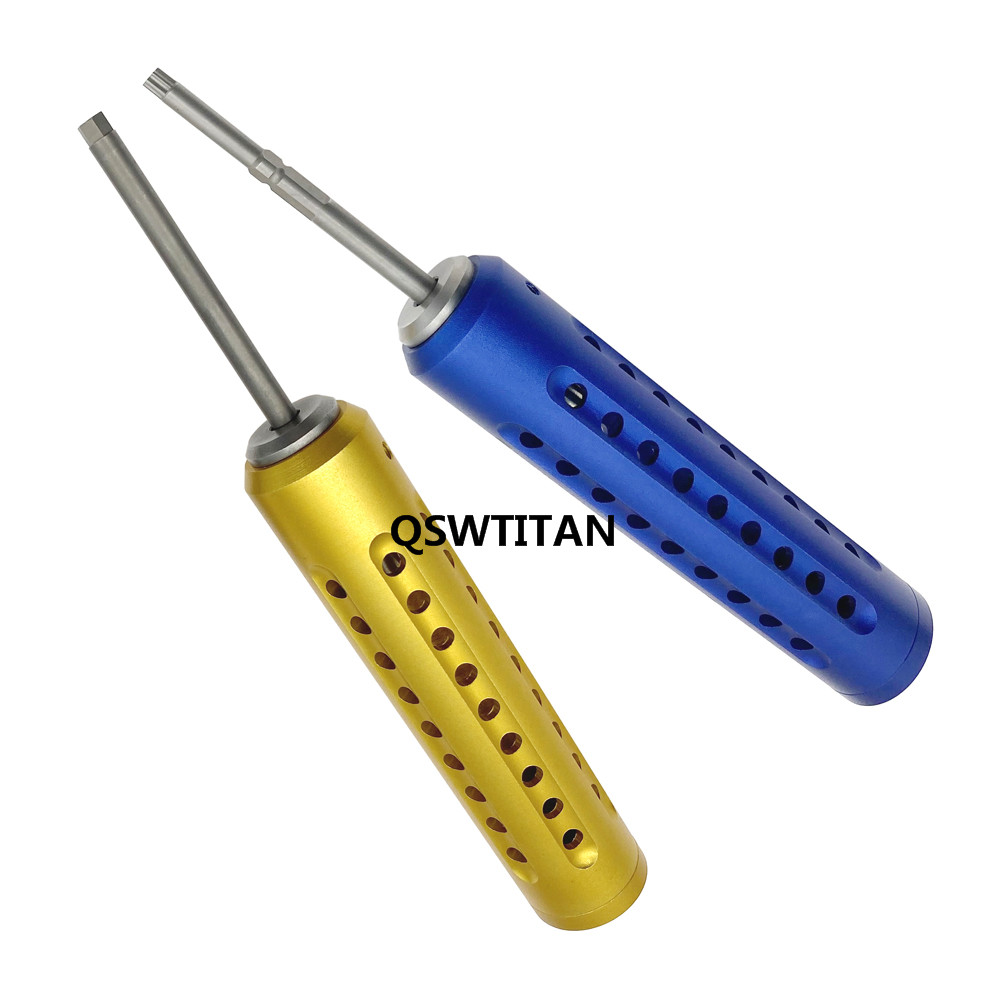 Bone Screw Drivers Torx Star Screw Drivers Hex Screwdrivers Quick Coupling Handle Veterinary Orthopedic Instrument