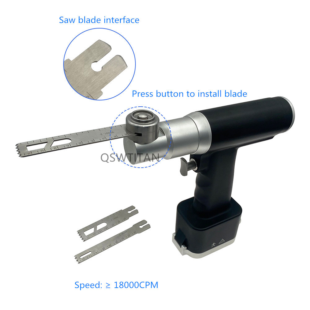 Oscillating Saw Set Electric Bone Saw Cutting Saw for Trauma Surgery Power Tools Orthopedic Instrument