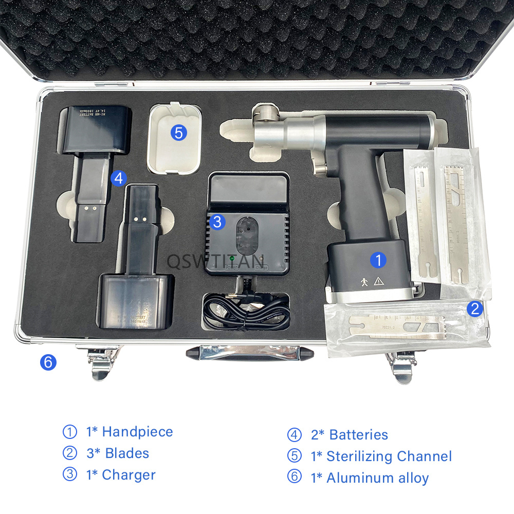 Oscillating Saw Set Electric Bone Saw Cutting Saw for Trauma Surgery Power Tools Orthopedic Instrument
