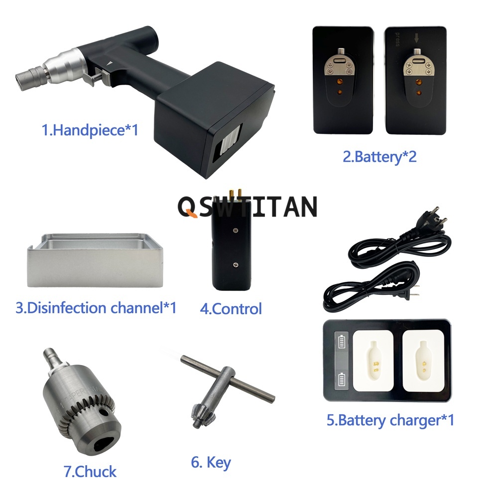 Orthopedic Medical Drill Cannulated Drill Electric Bone Drill Autoclavable Lithium Battery Orthopedic Surgical Power Tools