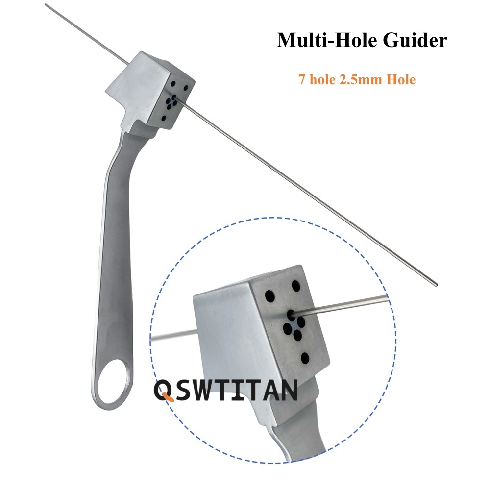 Multi-Hole Kirschner Wire Guide Orthopedic Guide Cannulated Screw Surgical Instruments Pin Drill Guider