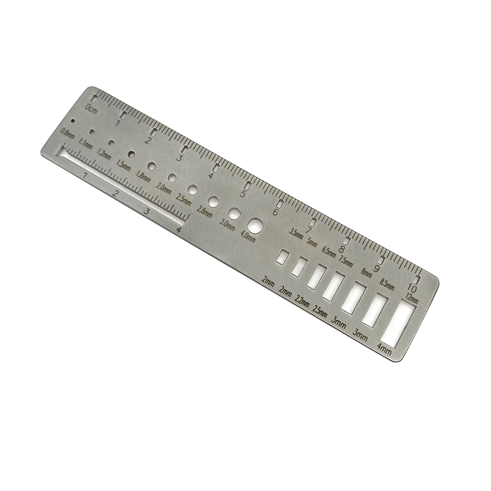 Orthopedic Measuring Ruler for Kirschner Wire Drill Screw  Plate Measuring Diameter