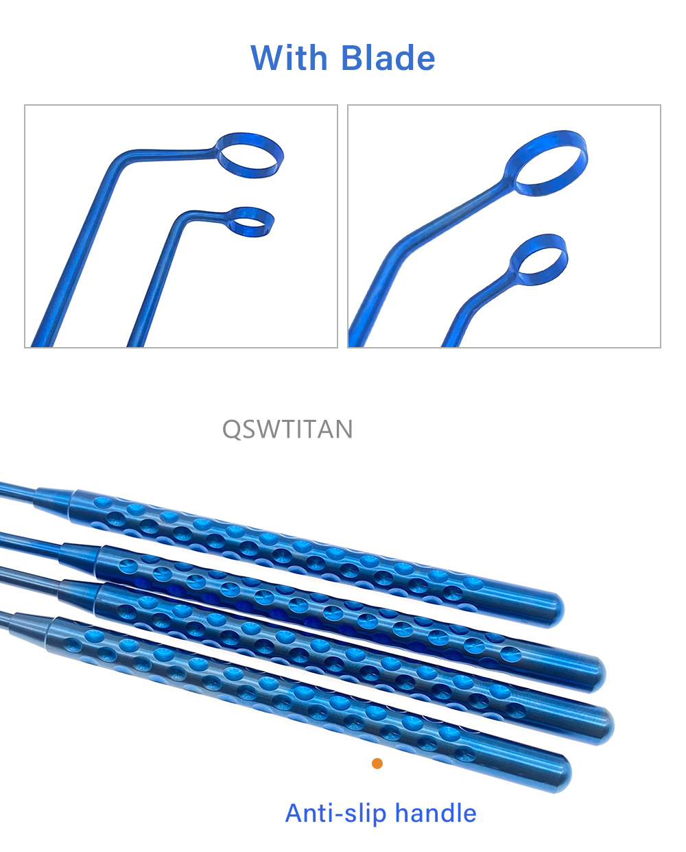 Micro Ring Curette with Blade 3mm/4mm/6mm Microneurosurgery Surgical Instruments 1pcs