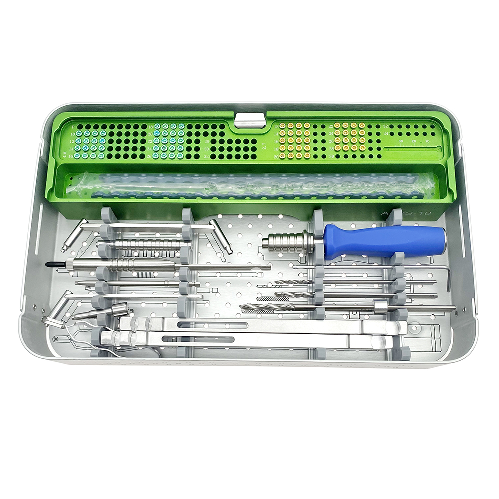 Orthopedic Set Pet Titanium Locking Plate System Orthopedic Veterinary Instruments