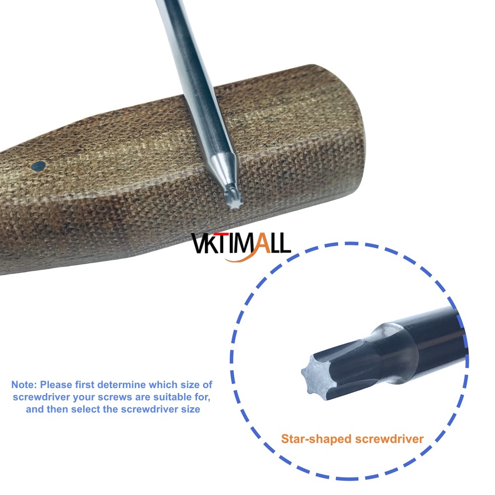 1.75mm-5.0mm Bone Star Screw Driver Bone Screwdriver with Star Head Stainless Steel Orthopedics Instruments