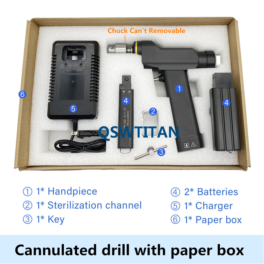 Orthopedic Electric Bone Drill Cannulated Drill Machine Surgical Power Tools Set Veterinary Orthopedic Instrument