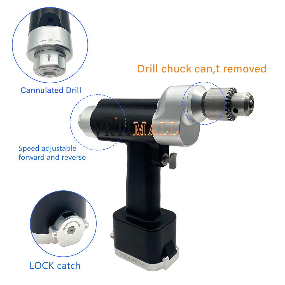 Orthopedic Cannulated Drill for Trauma Surgery Hollow Drill Bone Drilling Machine Orthopedic Instrument Veterinary