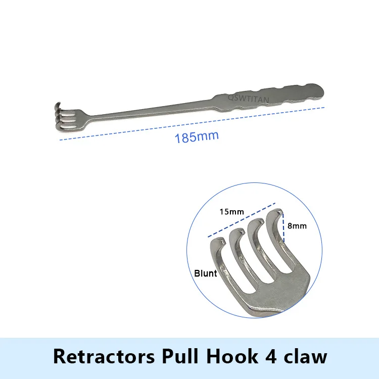 Pull Hook Skin Retractor Multi-Claw