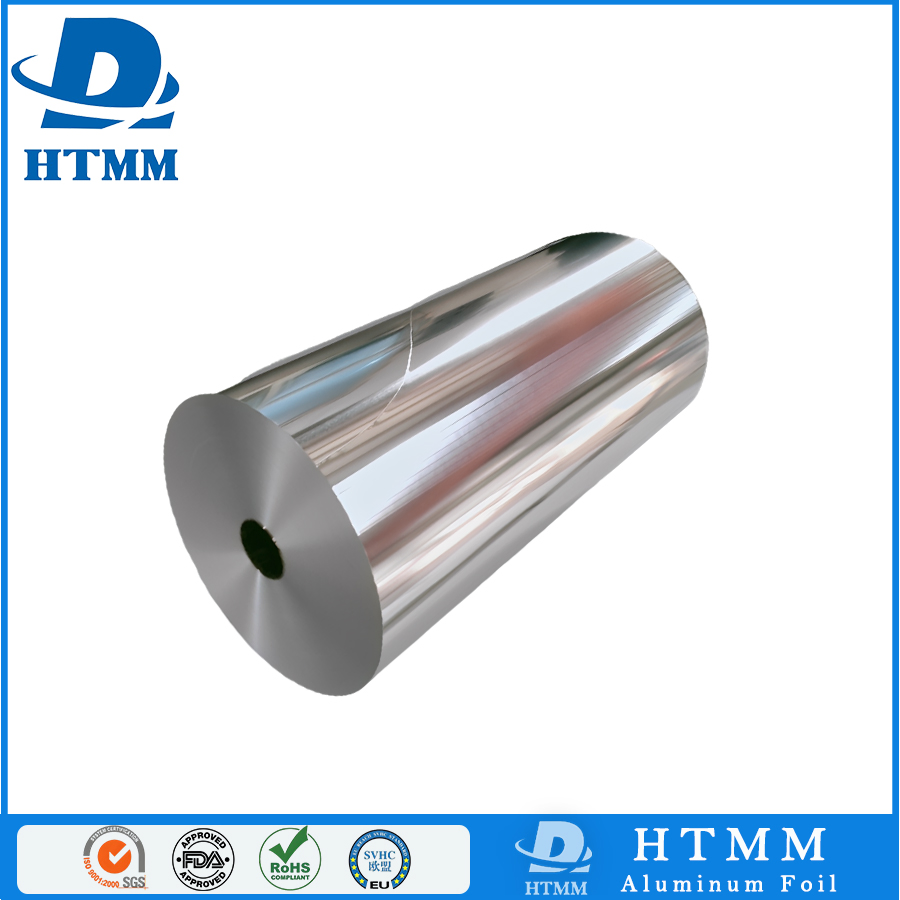 High Speed Printing Grade Jumbo Aluminum Foil Roll 10 Micron 6.35 Micron for Custom Branded Chocolate Coin Wrap