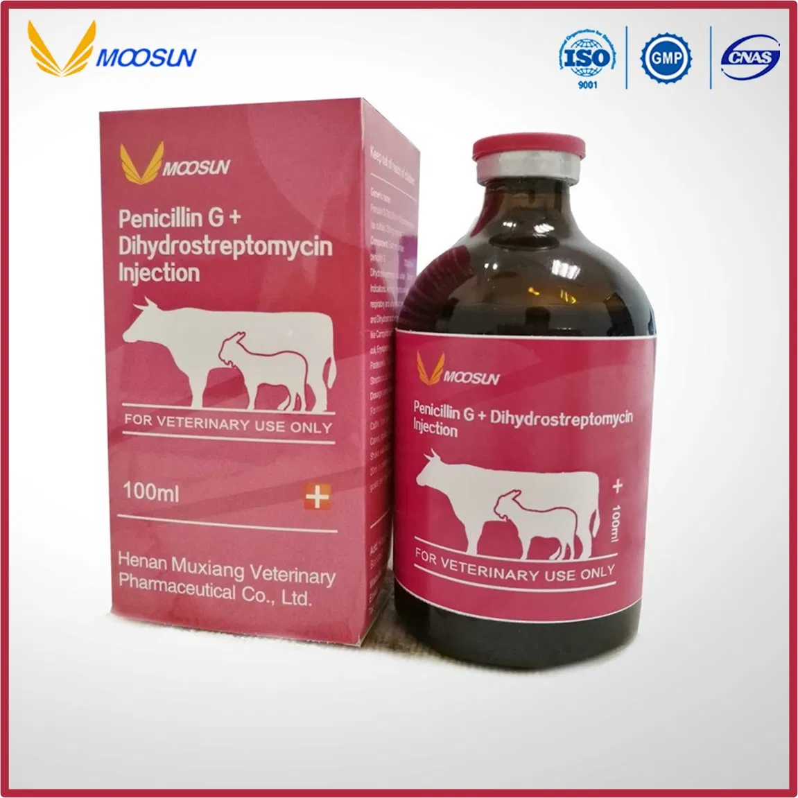 Anti-Inflammatory and Analgesic Veterinary Injection 5% Flunixin by GMP Factory