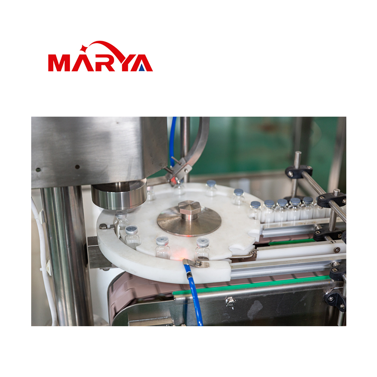 Marya GMP Certified Vial Powder Quantitative Filling Machine Servo Motor Control for Vaccine Biologics