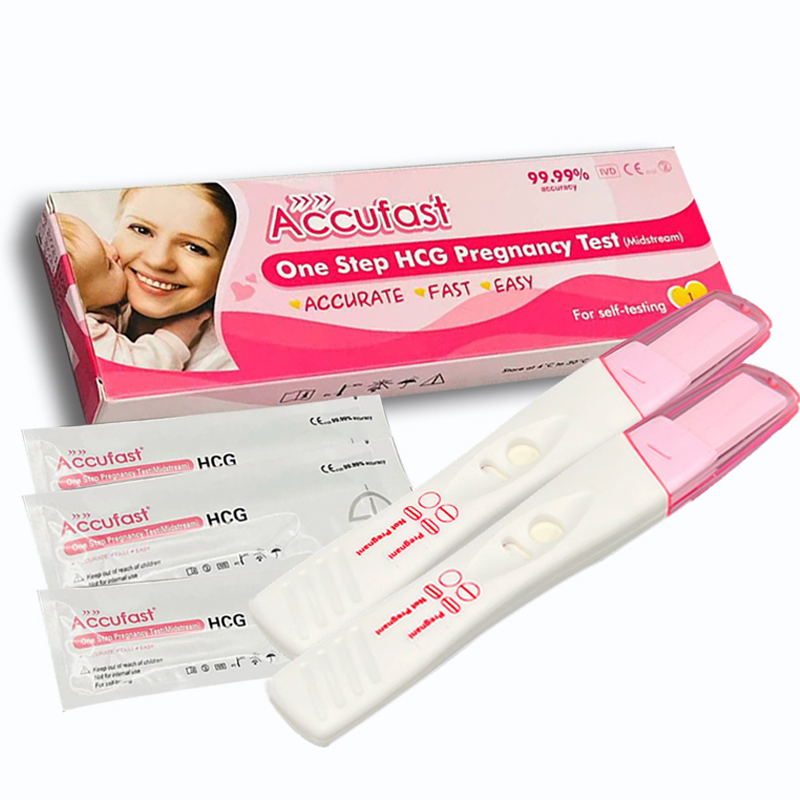 One Step HCG Quick Test Strip Kit HCG One Step Pregnancy Test From High Quality Manufacturer