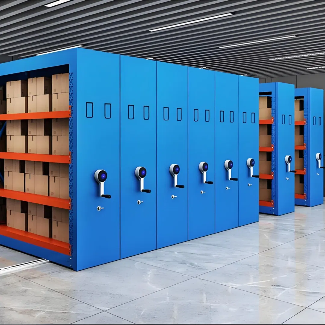 Compact Cold Storage Racking for Pharmaceuticals and Biologics High-Density Mobile Systems Manual Mobile Shelving Compact Shelving