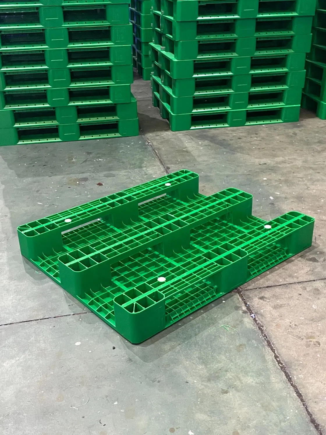Custom Logo Container Plastic Pallet for Branded Supply Chain Injection Molded Pallet