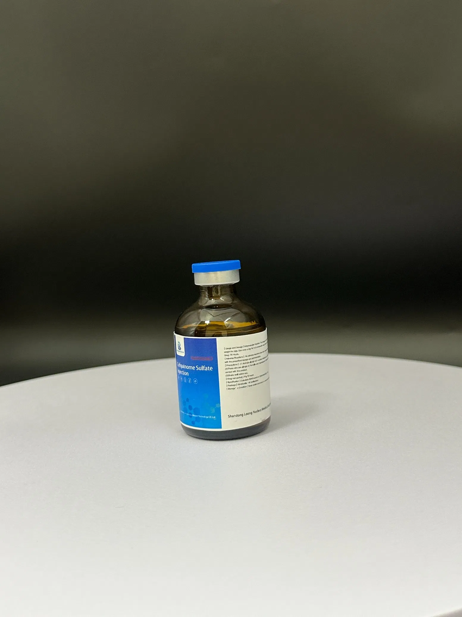 High Content Veterinary Medicine Cefquinome Sulfate Injection Animal Antibiotic Drug for Poultry Cattle Sheep Pig