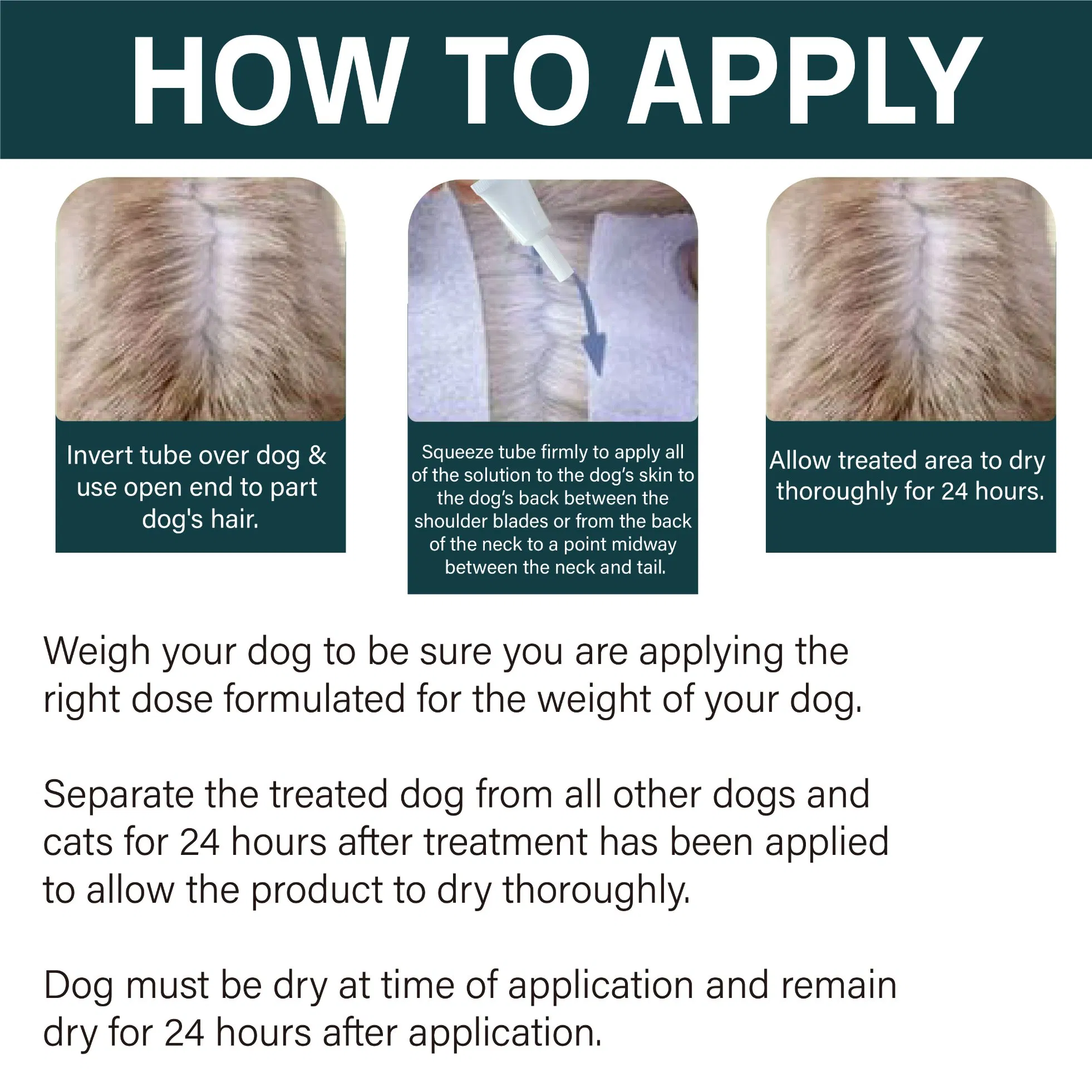 Customizable Imidacloprid &amp; Moxidectin Flea Spot-on, Worm &amp; Tick Control Medicine Prevention, Veterinary Drug for Large Dog